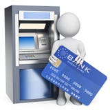 люди 3d спрашивают белизну Atm абстрактное голубое фото кредита карточки иллюстрация штока люди 3d спрашивают белизну Atm абстрактное голубое фото кредита карточки иллюстрация штока