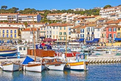 юг Франции cassis гаван Стоковые Изображения RF юг Франции cassis гаван Стоковые Изображения RF