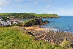 Южная бухта Англия Великобритания надежды побережья Девона около Salcombe и Thurlstone стоковое изображение rf Южная бухта Англия Великобритания надежды побережья Девона около Salcombe и Thurlstone стоковое изображение rf