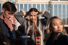 Якутск, Yakutia/Россия 21-ое мая 2019: Торжество важного события - включения 8 районов Yakutia в Arct стоковое изображение rf Якутск, Yakutia/Россия 21-ое мая 2019: Торжество важного события - включения 8 районов Yakutia в Arct стоковое изображение rf