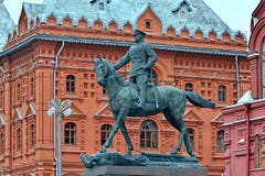 € di Mosca, Russia “14 agosto 2017: Monumento al maresciallo Georgy Z Immagine Stock Libera da Diritti € di Mosca, Russia “14 agosto 2017: Monumento al maresciallo Georgy Z Immagine Stock Libera da Diritti