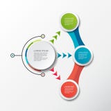 与3D纸标签,联合圈子的传染媒介infographic模板 能为工作流布局,图,企业步optio使用 图库摄影 与3D纸标签,联合圈子的传染媒介infographic模板 能为工作流布局,图,企业步optio使用 图库摄影