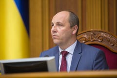 乌克兰Andriy Parub的Verkhovna Rada的主席 免版税图库摄影 乌克兰Andriy Parub的Verkhovna Rada的主席 免版税图库摄影