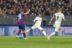在Luzhniki体育场, CSKA -皇马的欧洲联赛冠军杯比赛 库存照片 在Luzhniki体育场, CSKA -皇马的欧洲联赛冠军杯比赛 库存照片