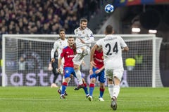 在Luzhniki体育场, CSKA -皇马的欧洲联赛冠军杯比赛 库存照片 在Luzhniki体育场, CSKA -皇马的欧洲联赛冠军杯比赛 库存照片