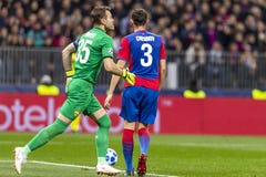 在Luzhniki体育场, CSKA -皇马的欧洲联赛冠军杯比赛 库存照片 在Luzhniki体育场, CSKA -皇马的欧洲联赛冠军杯比赛 库存照片