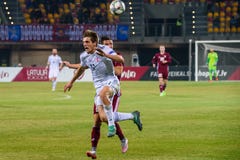 在UEFA国家同盟比赛期间的Giorgi Chakvetadze,在国家橄榄球队拉脱维亚和国家橄榄球队乔治亚之间 库存照片 在UEFA国家同盟比赛期间的Giorgi Chakvetadze,在国家橄榄球队拉脱维亚和国家橄榄球队乔治亚之间 库存照片