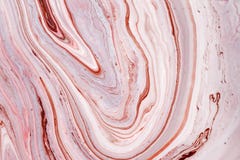大理石或玛瑙波纹漩涡 与桃红色和棕色颜色的液体大理石纹理 抽象绘画背景 库存图片 大理石或玛瑙波纹漩涡 与桃红色和棕色颜色的液体大理石纹理 抽象绘画背景 库存图片