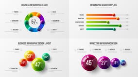 惊人的企业数据单杠图设计版面 五颜六色的3D球公司统计infographic元素集 皇族释放例证 惊人的企业数据单杠图设计版面 五颜六色的3D球公司统计infographic元素集 皇族释放例证