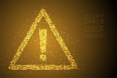 抽象几何Bokeh圈子小点映象点样式注意标志三角形状,安全第一构思设计金子颜色illustrati 向量例证 抽象几何Bokeh圈子小点映象点样式注意标志三角形状,安全第一构思设计金子颜色illustrati 向量例证