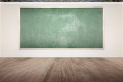 image photo : Chalkboard inside the classroom