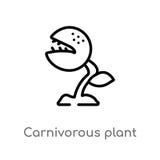 概述肉食植物传染媒介象 E r 库存例证 概述肉食植物传染媒介象 E r 库存例证