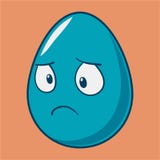 滑稽的动画片复活节彩蛋emoji象 逗人喜爱的意思号导航例证 查出 库存例证 滑稽的动画片复活节彩蛋emoji象 逗人喜爱的意思号导航例证 查出 库存例证