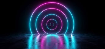科学幻想小说未来派抽象梯度蓝色紫色桃红色霓虹Glowin 皇族释放例证 科学幻想小说未来派抽象梯度蓝色紫色桃红色霓虹Glowin 皇族释放例证