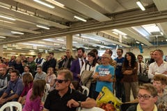 纯血统狗的陈列在Palasettembre,基乌杜诺BG的14-1 图库摄影 纯血统狗的陈列在Palasettembre,基乌杜诺BG的14-1 图库摄影