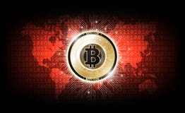金黄bitcoin数字式货币,未来派数字式金钱,技术全世界网络概念,传染媒介例证 库存例证 金黄bitcoin数字式货币,未来派数字式金钱,技术全世界网络概念,传染媒介例证 库存例证