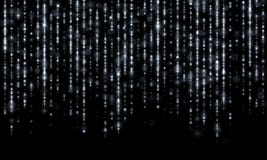 银线金子闪烁的闪亮金属片螺纹下雨闪耀的微粒 皇族释放例证 银线金子闪烁的闪亮金属片螺纹下雨闪耀的微粒 皇族释放例证