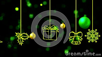Tipografía De Texto De Navidad Animada Formada Por Flores De Navidad Y  Luces Parpadeantes 4 Metrajes - Vídeo de canal, regalo: 190106372