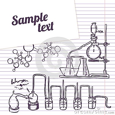 Old Chemistry Laboratory Background Stock Images - Image: 23697914