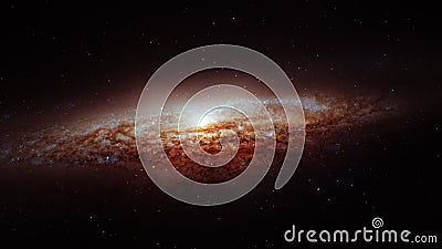 在宇宙中的星系中的星云 抽象3d动画 科学背景股票视频 视频包括有幻想 科学 占星术 探险