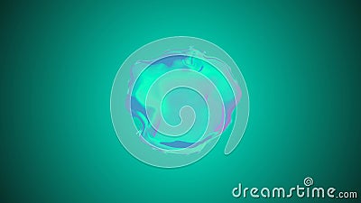 白色背景中青色原子素材 原子旋转影视素材 视频包括有轨道 抽象 圈子 原子 电子 化学