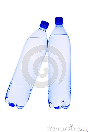 1,5 liter bottled water Stock Photo