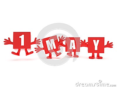 1 MAY DAY Stock Photo