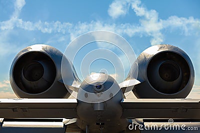 A-10 Thunderbolt jet airplane Stock Photo