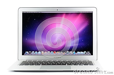 13-inch MacBook Air Editorial Stock Photo