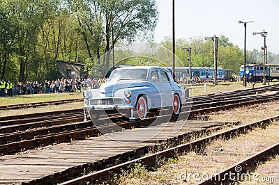 16th Steam Locomotive Parade 2009 - trolley #1 Editorial Stock Photo