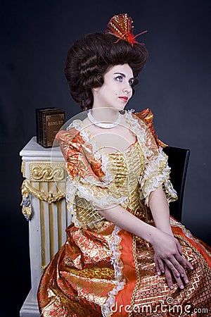 18th century portret Stock Photo