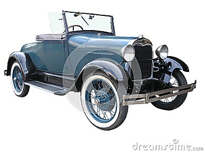 1928 Ford Model A Roadster Stock Photo