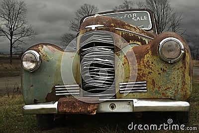 1930's Antique car Stock Photo