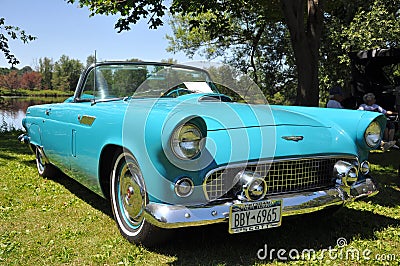 1956 Ford Thunderbird Editorial Stock Photo