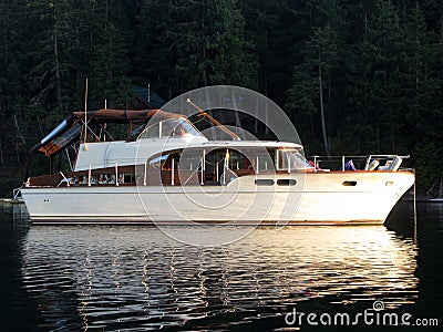 1957 Chris Craft Boat Stock Images - Image: 13559284