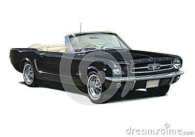 1964 Ford Mustang Coupe Editorial Stock Photo