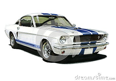 1965 Ford GT350 Mustang Coupe Editorial Stock Photo