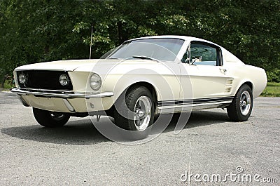 1967 Ford Mustang Fastback Restored Stock Photo