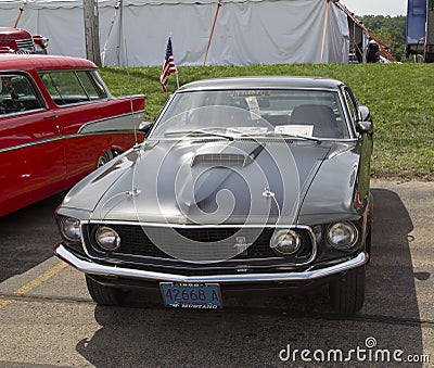 1969 Ford Mustang Mach 1 Editorial Stock Photo