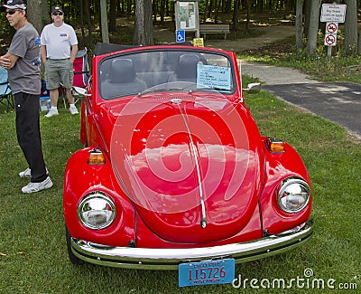 1971 Volkswagon Super Beetle Editorial Stock Photo