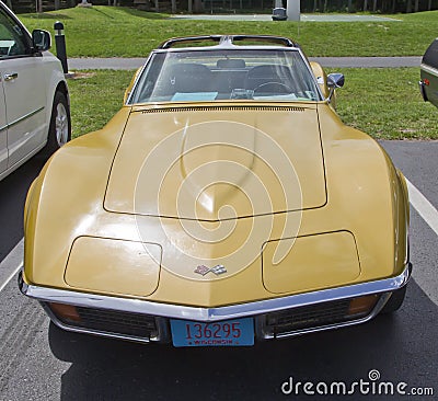 1972 Chevrolet Corvette Stingray front view Editorial Stock Photo