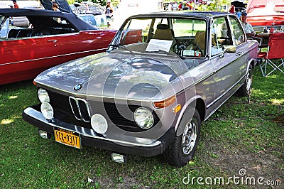 1974 BMW 2002 antique car Editorial Stock Photo