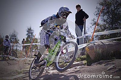 2009 UCI Mountain Bikes world champs Editorial Stock Photo