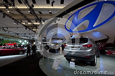 2010 Hyundai Tuscon GLS at 2010 Autoshow Editorial Stock Photo