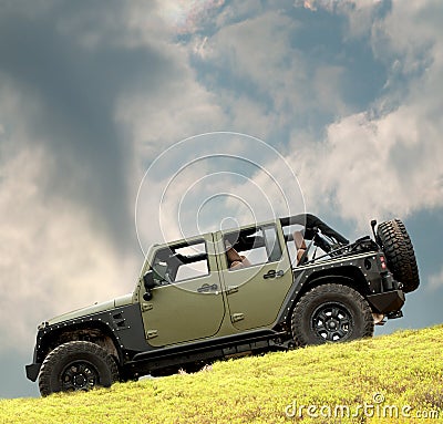 2012 jeep rubicon Stock Photo