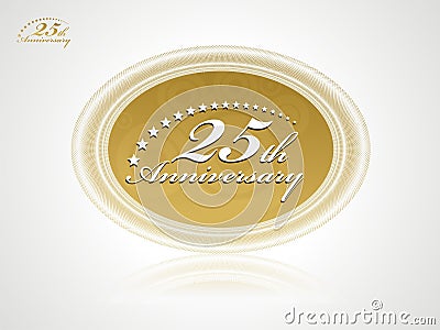 25 anniversary Vector Illustration