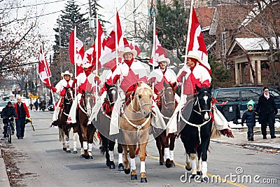 29th Annual Weston Santa Claus Parade Editorial Stock Photo