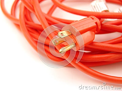 3-prong plug Stock Photo