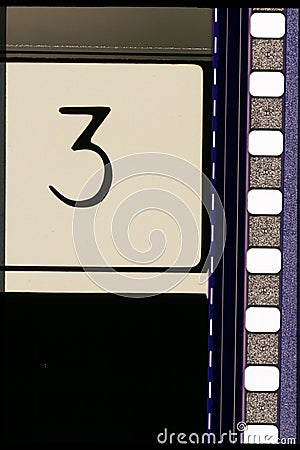 35 mm motion film Stock Photo