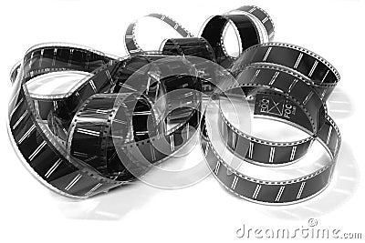 35mm Movie Film Stock Photo